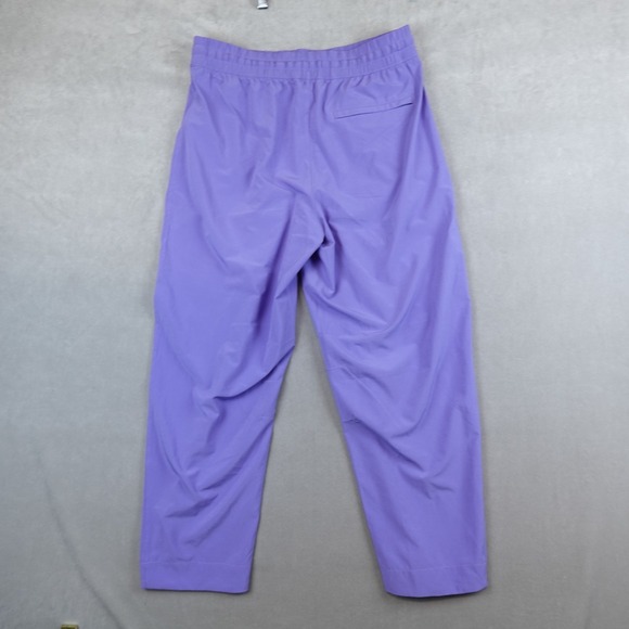 Athleta Arrival Straight Pant Womens Size 8 Ankle Drawstring Purple EUC - Picture 2 of 10